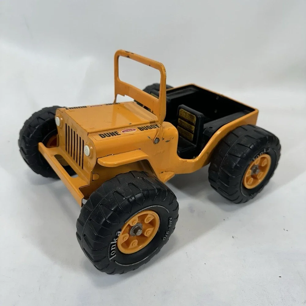 Tonka Orange Dune Buggy Jeep MR-970 Vintage 1970s Toy Truck Pressed‎ Steel